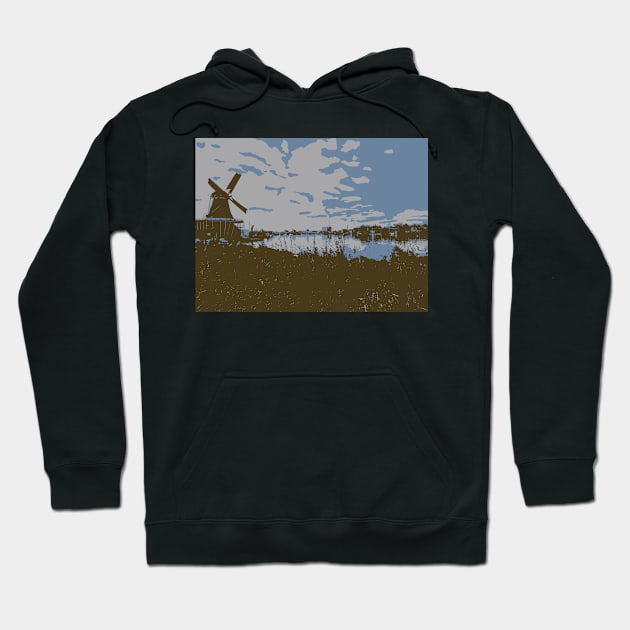 Windmill Photo illustration Hoodie by sigdesign